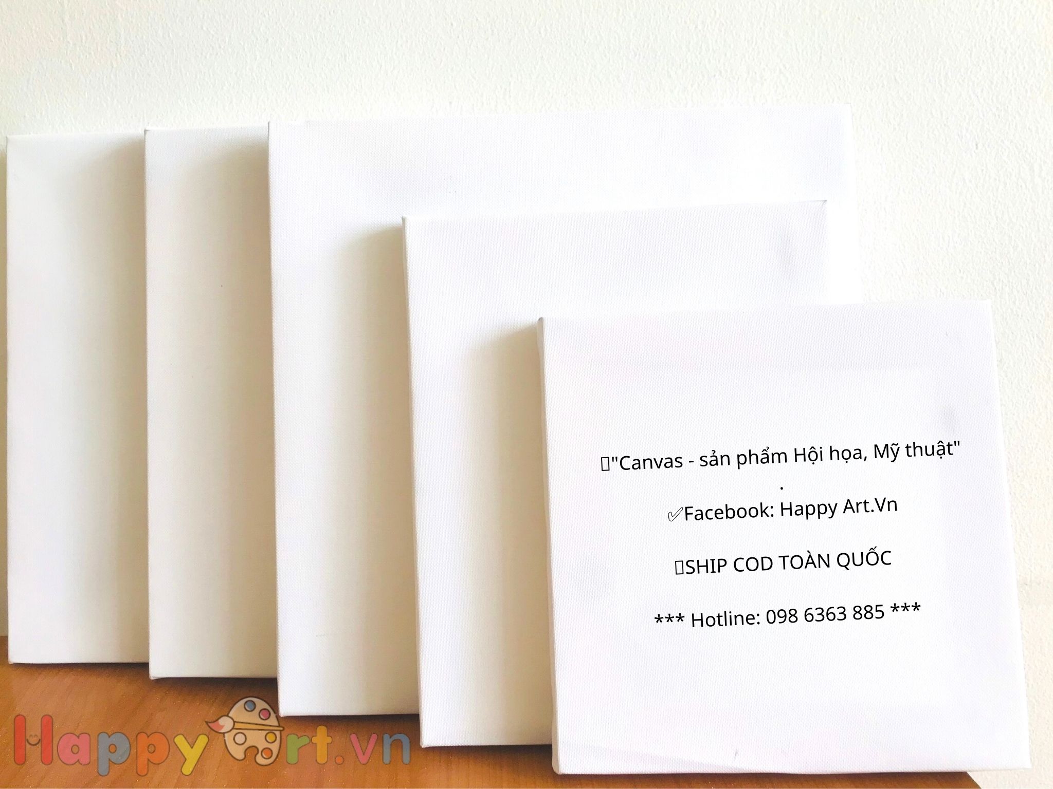 [HAPPY ART.VN] KHUNG TRANH CANVAS ĐỦ KÍCH THƯỚC (LOẠI TỐT)