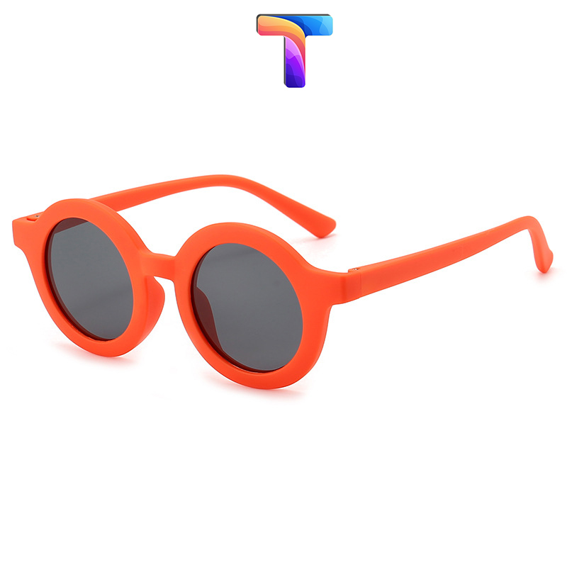 [Nhiều màu] Mắt kính râm trẻ em trai gái phân cực tròn Polarized 6054