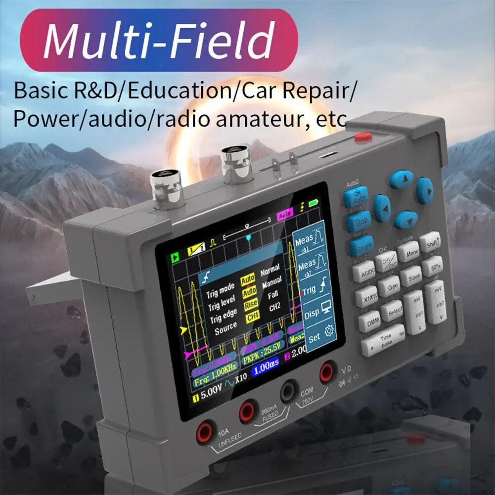 【Hot demand】 Digital Oscilloscope 3in1 DSO3D12 Dual Channels 120MHz ...
