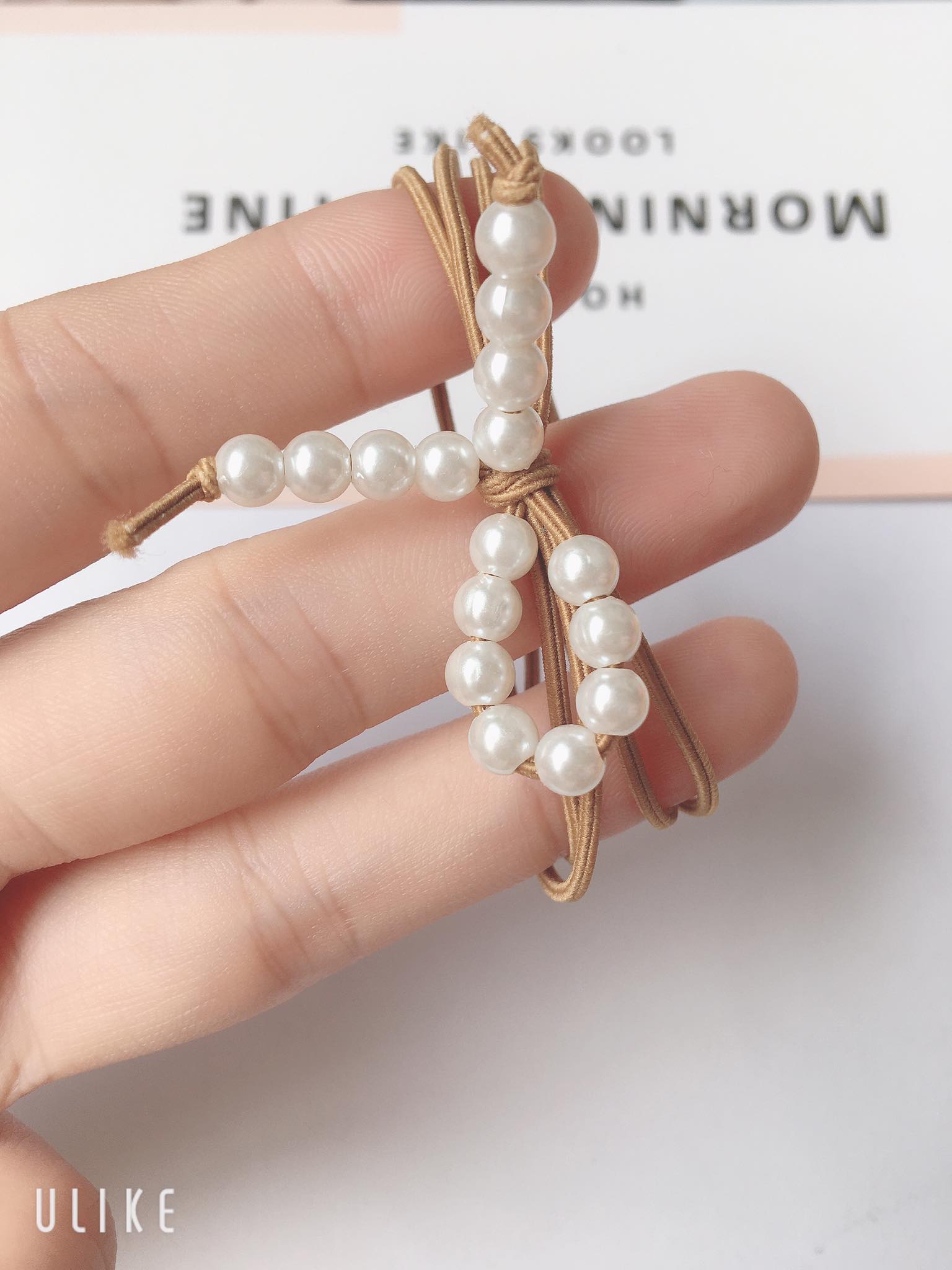 Dây buộc tóc đính hạt ngọc chùm CHUM16 - Phụ kiện tóc