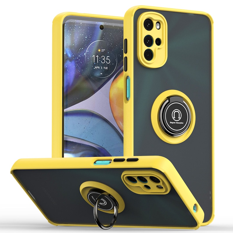 Magnetic buckle phone case for motorola moto g22 g10 g20 g30 g31 g50 g51 e20 e40 e7 edge 20 s pro x30 plus pure cover