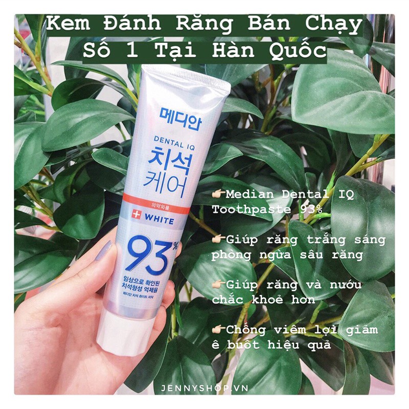 Kem đánh răng Median Dental IQ 93% White