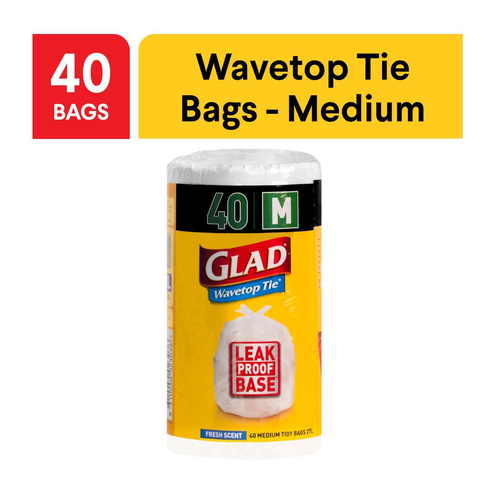 Glad Wavetop Kitchen Tidy Trash Bags Medium Lazada Singapore 