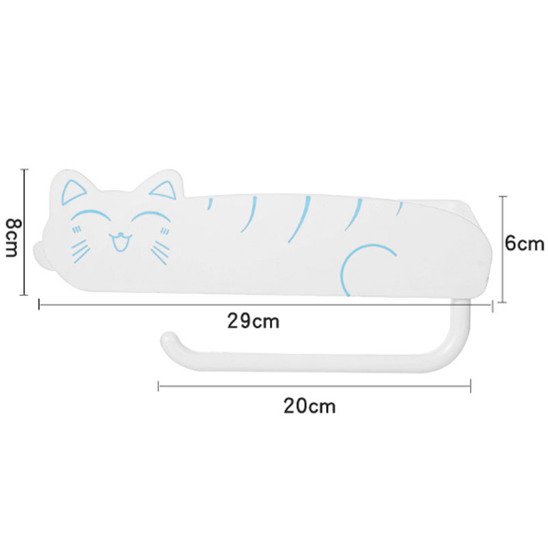 KS Perforation-free storage shelf Creative pet bathroom toilet plastic storage shelf