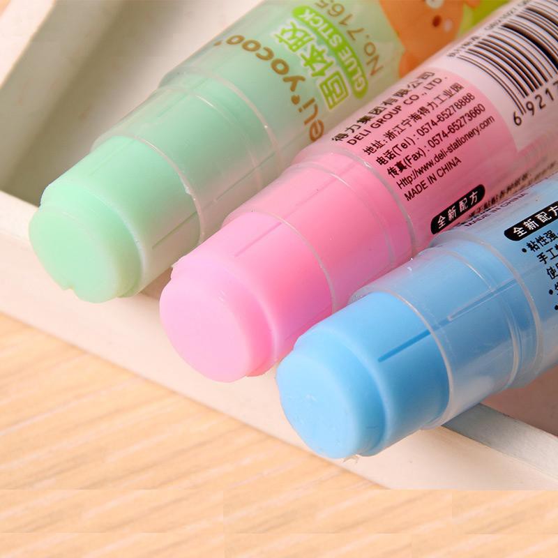 Combo 3 Tuýp Hồ Khô Màu Deli E7165A Trọng Lượng 8Gram