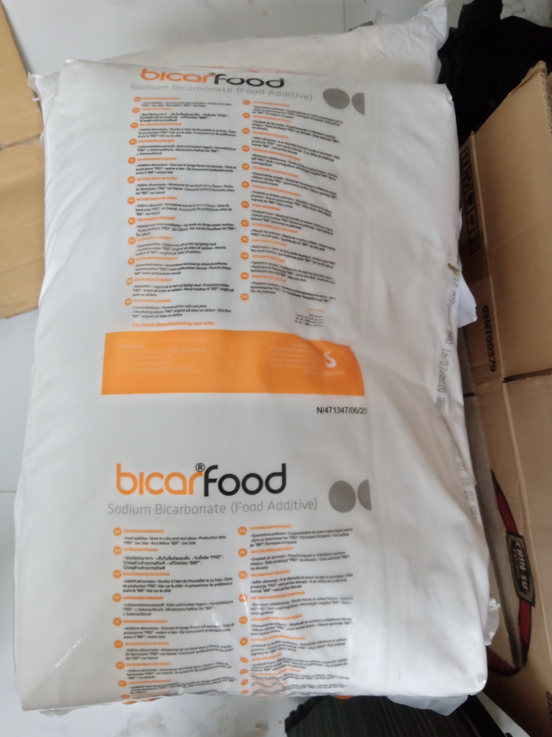 (Bao 25kg - 17 k/kg) 1kg Italian baking soda pack