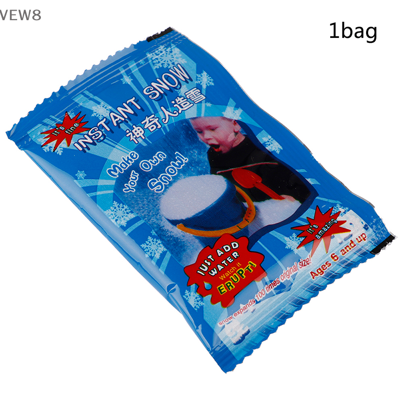 VEW8 1 5Pack Artificial Snow Instant Snow Powders Fluffy Snowflake Frozen Party Prop