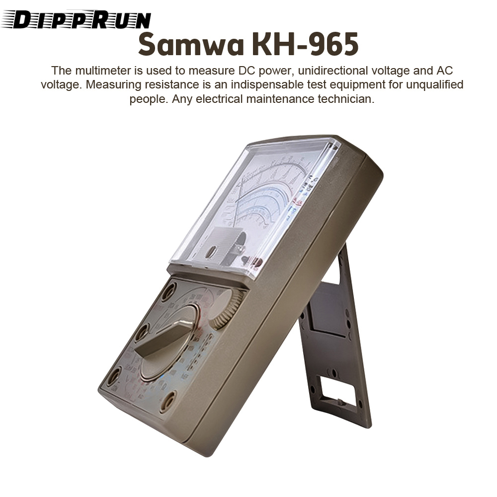 DIPPRUN KH-965 High Precise Multimeter Instrument Pointer Multimeter Used to Measure DC Power One-way Voltage and AC Voltage