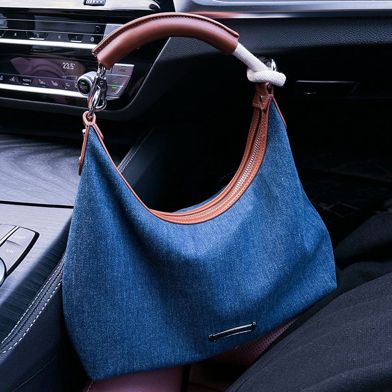 C&K Women's shoulder bag fashion retro denim tote bag women's handbag