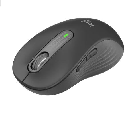 Chuột Không dây Bluetooth + Wireless Logitech Signature M650L (Size L) Màu Đen Chính Hãng
