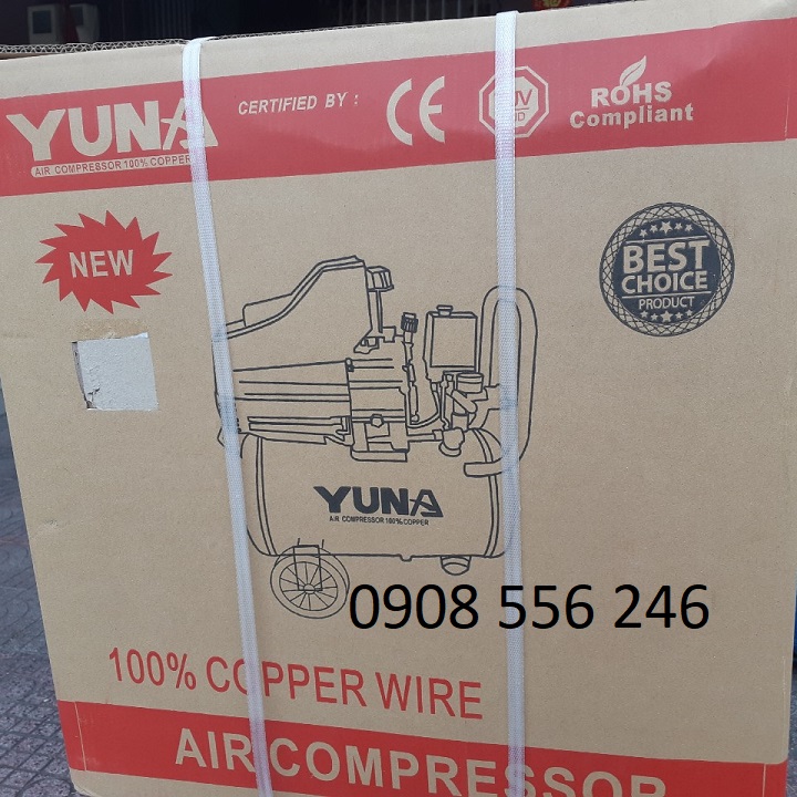 Máy nén khí có dầu YUNA 30 lít 3hp