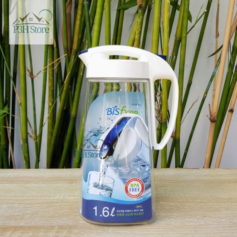 Bình đựng nước nhựa Tritan Lock&Lock Bisfree One Touch 16L/2L ABF631 ABF632/ Chất liệu : thân bình nhựa tritan và nắp bình nhựa PP an toàn đối với ngưới sử dụng
