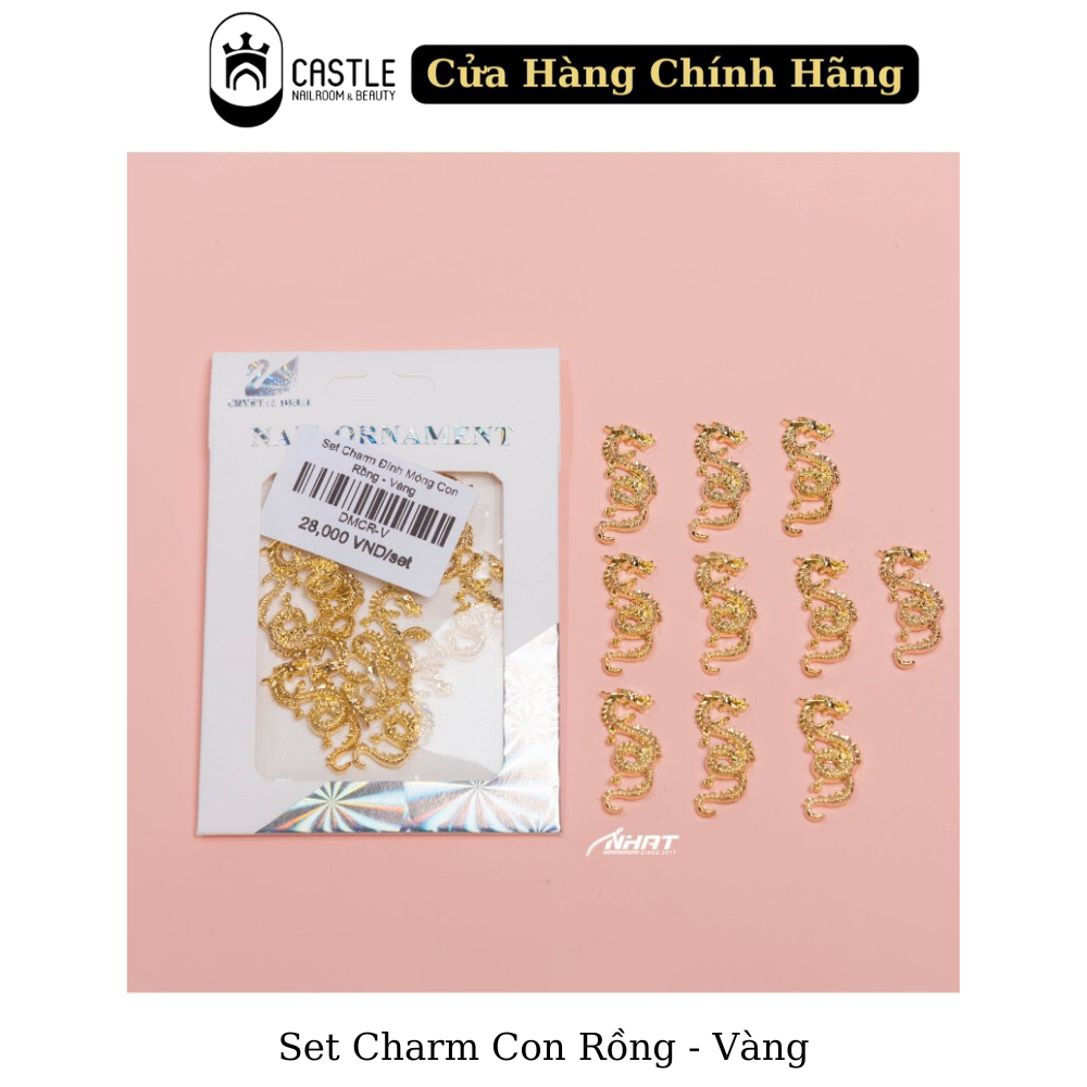 Set Charm Đính Móng Con Rồng