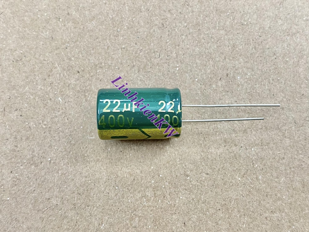 10 con tụ hóa 22uf 400v mới, chính hãng.
