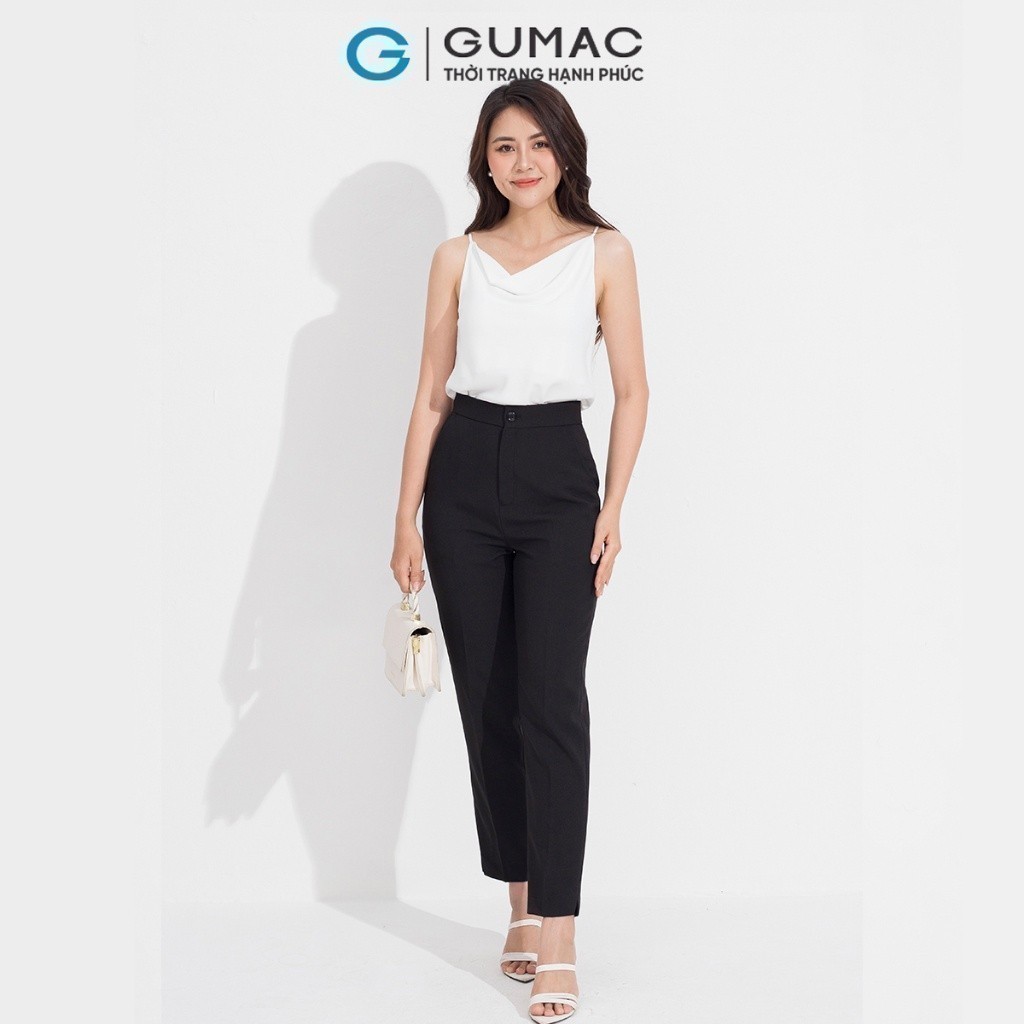 [25 - 29.5 |Voucher 8-12%] Quần tây nữ cơ bản GUMAC QD05008