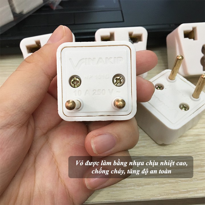 Phích cắm nối 3 chấu VINAKIP