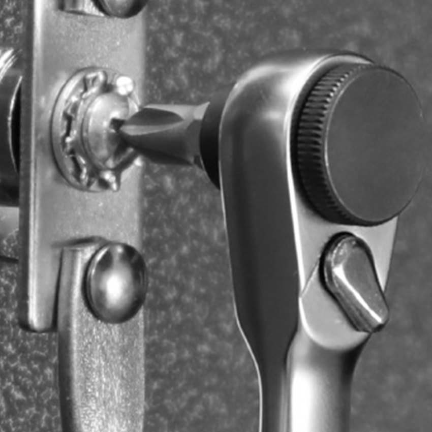 Mini 1/4 "ratchet cờ lê đôi đã kết thúc nhanh chóng Hex mô-men xoắn Bộ cờ lê Rod Bộ tuốc nơ vít Công cụ chìa vặn kiểu ống lồng xử lý cờ lê