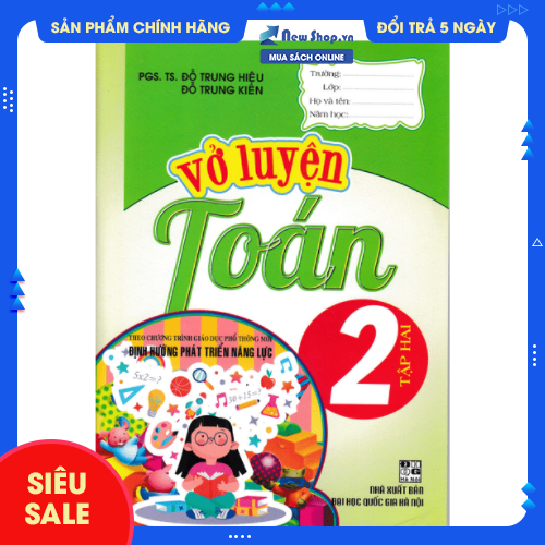 Sách tham khảo - vở luyện toán lớp 2 - tập 2 - newshop
