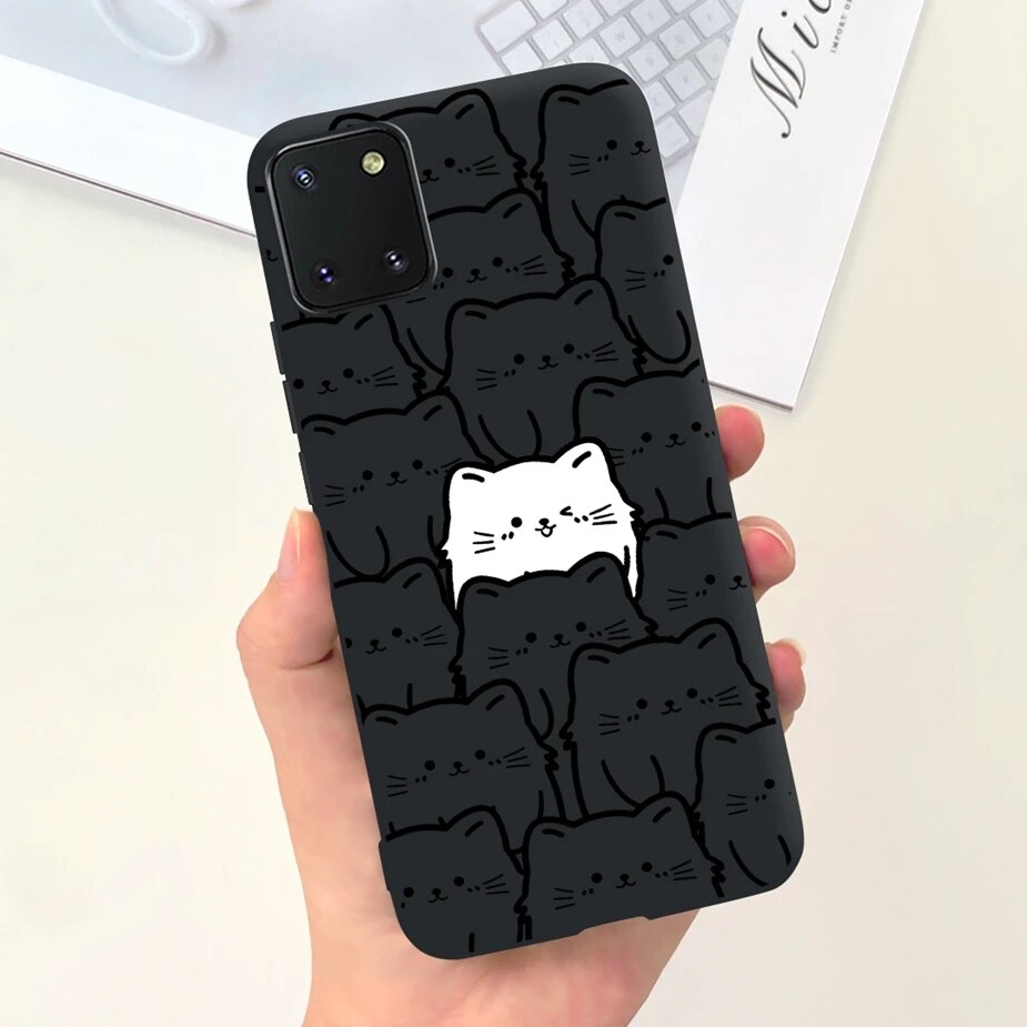 For samsung galaxy note10 lite case sm-n770f 6.7'' popular candy painted cover soft tpu phone case for samsung note 10 lite bags