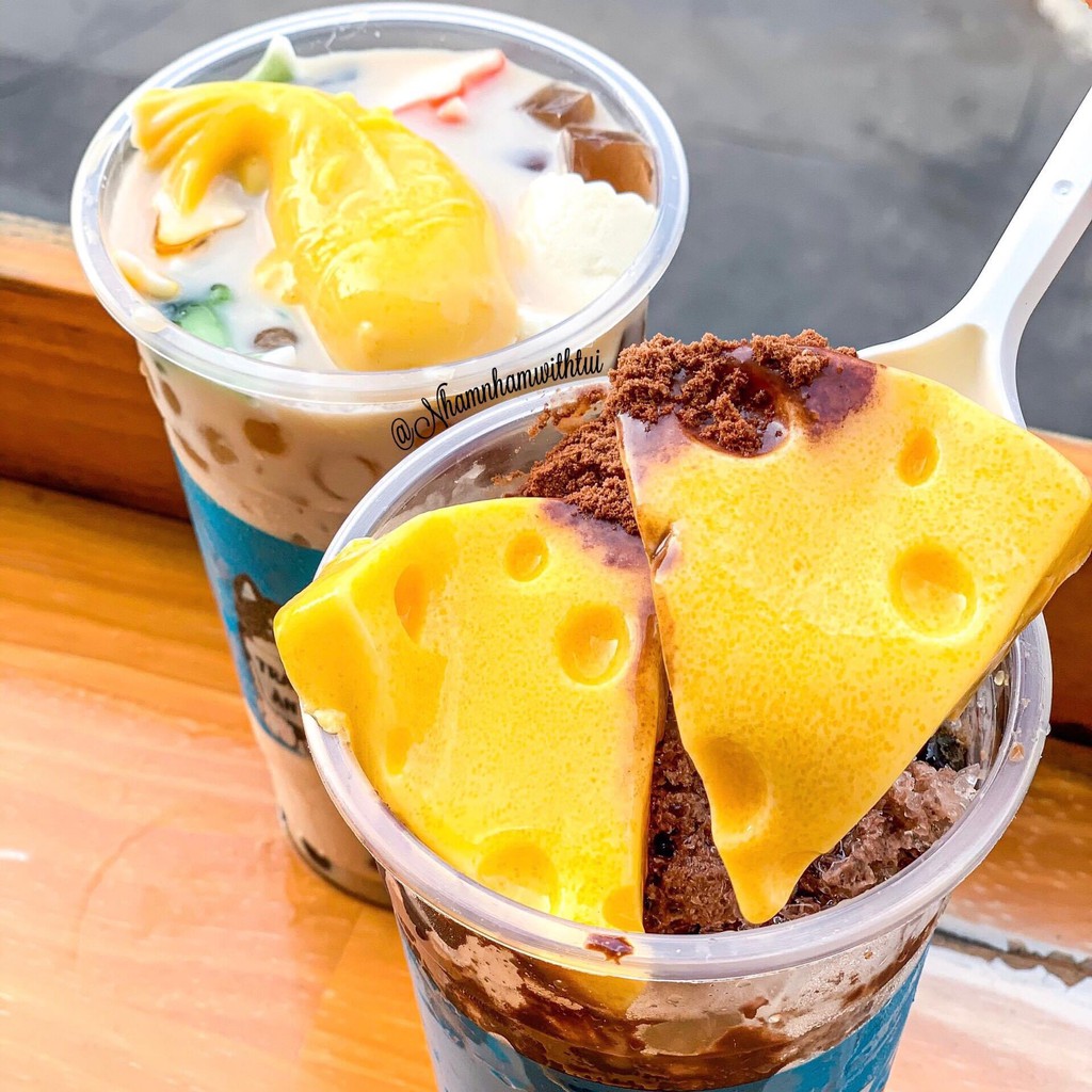Set Làm Pudding Trứng, Dâu, Socola, Khoai Môn,matcha Bếp Chè Thái