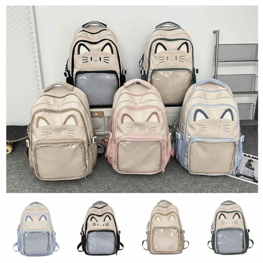 Versatile%20Embroidery%20Cartoon%20Ita%20Bag%20Large%20Capacity%20Cute%20Transparent%20Pocket%20Itabag%20Preppy%20Style%20Cat%20Student%20School%20Bag%20Girls%20-%20Image%202