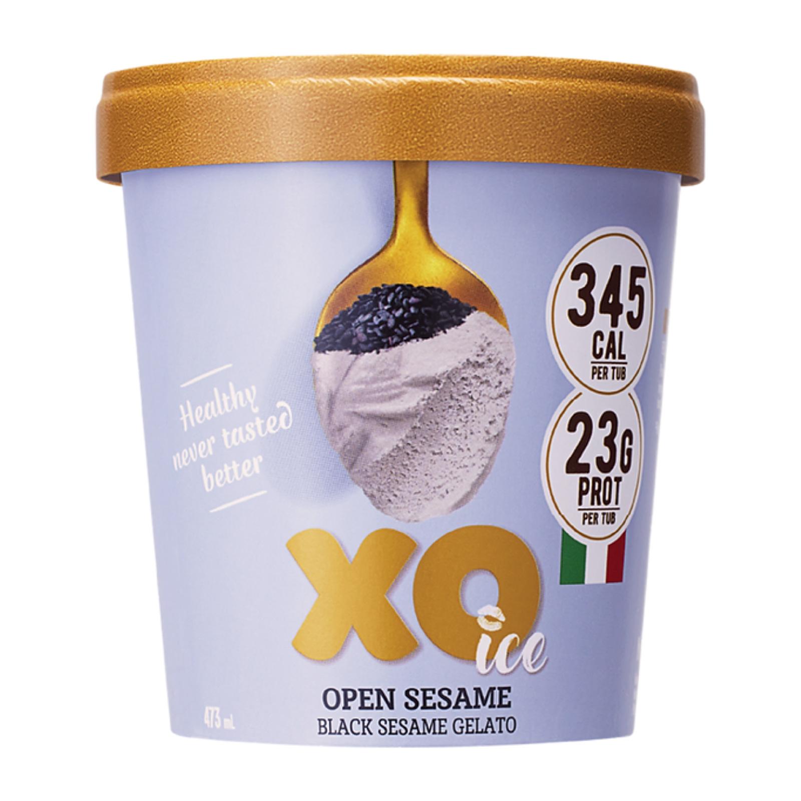 XO Ice Open Sesame Low Calorie High Protein Roasted Black Sesame