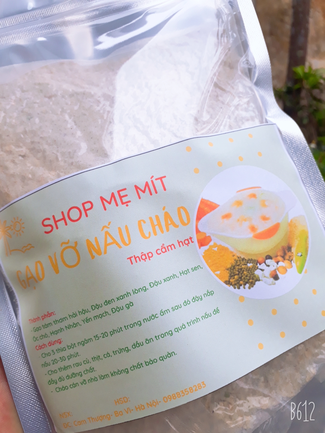 Gạo vỡ nấu cháo cho bé ( thập cẩm hạt 500g)