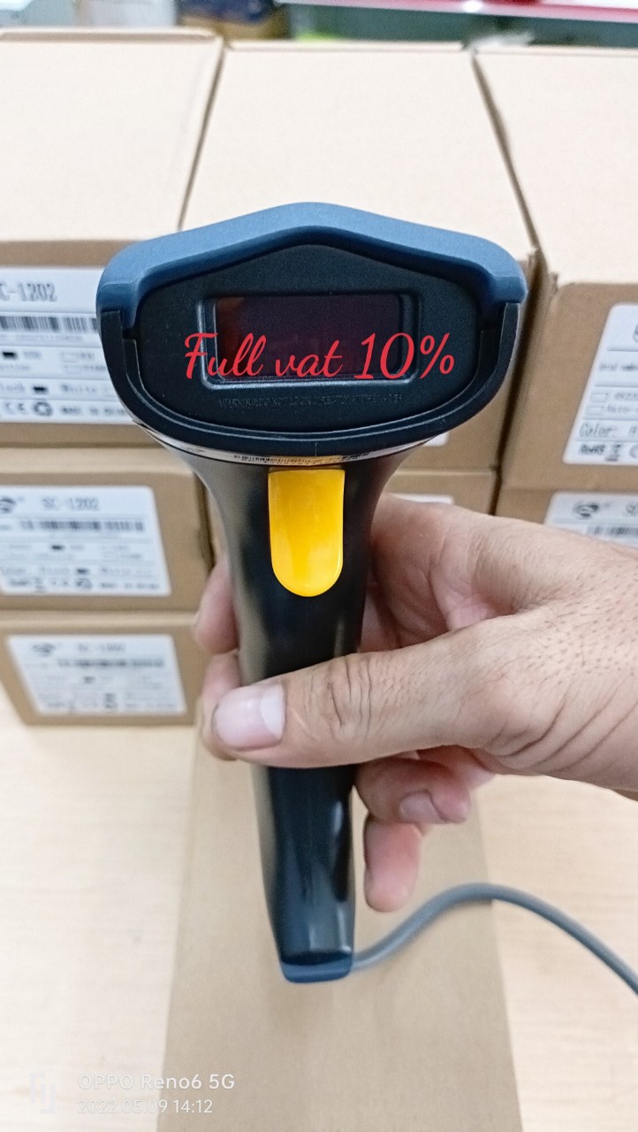 Máy quét barcode 1D cầm tay và tự động Shangchen SC1202