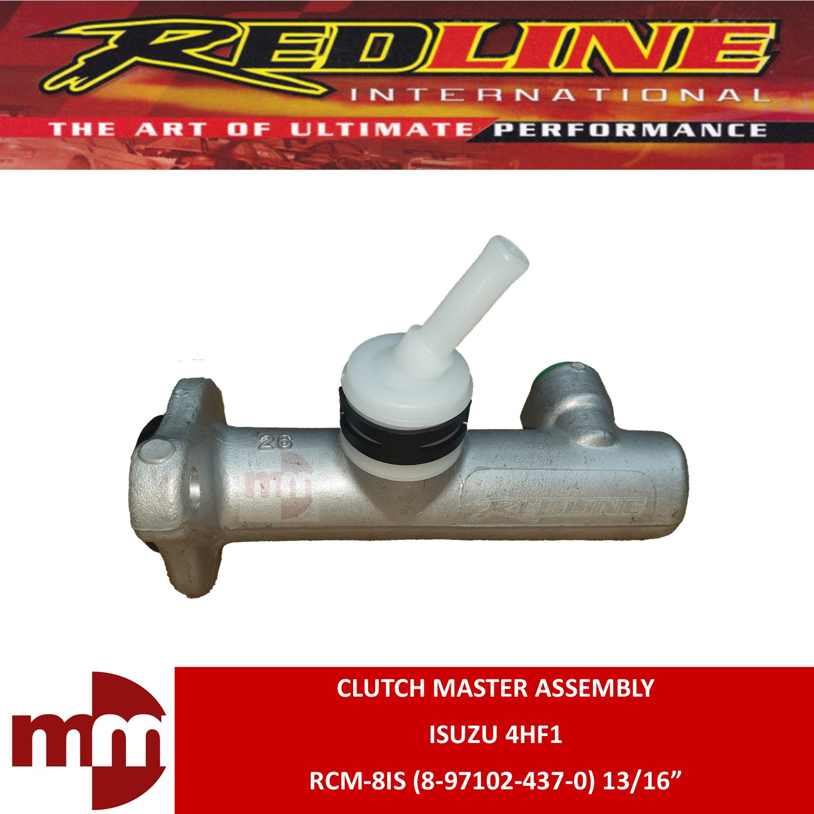 REDLINE Clutch Master Assembly for ISUZU 4HF1 13/16" 8971024370 RCM