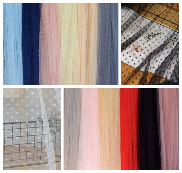 50x150cm/pc%20Lace%20Mesh%20Dot%20Jacquard%20Fabric%20Tulle%20Fabric%20For%20Wedding%20Dress%20Mosquito%20Net%20Patchwork%20Needlework%20Diy%20Sewing%20Material%20-%20Image%206