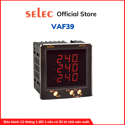 [HCM]Đồng hồ dòng áp tần VAF39 | Selec