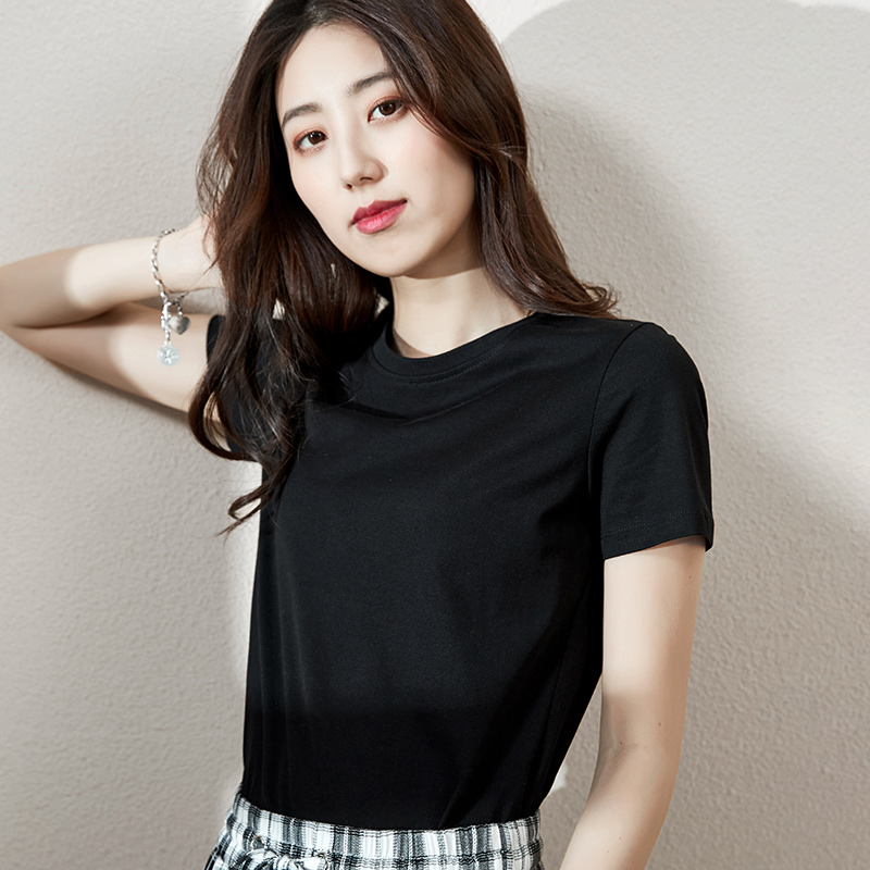 ÁoThun Nữ Cotton Lạnh Co Dãn 4 Chiều Mềm Mịn Thoáng Mát