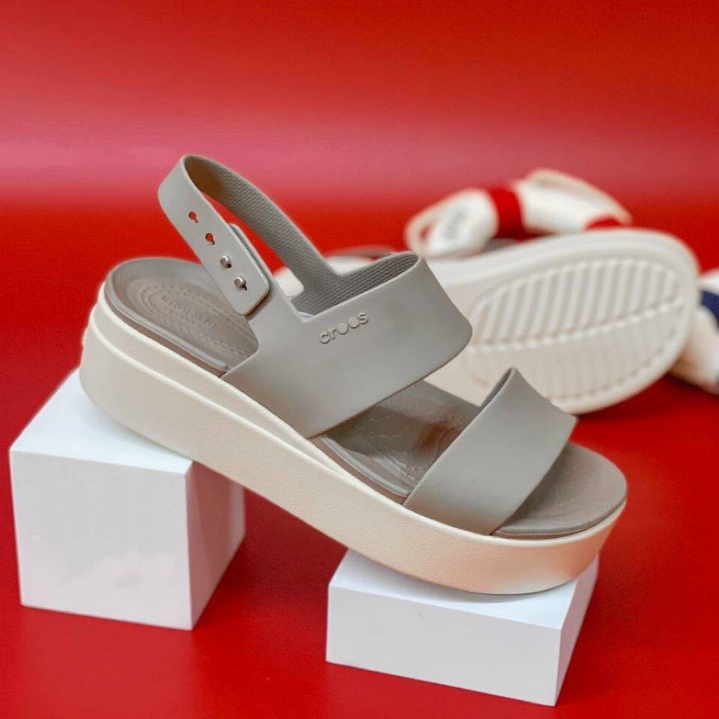 [SALE KHỦNG][CHÍNH HÃNG][5 MÀU] GIÀY ĐẾ XUỒNG NỮ CROCS BROOKLYN