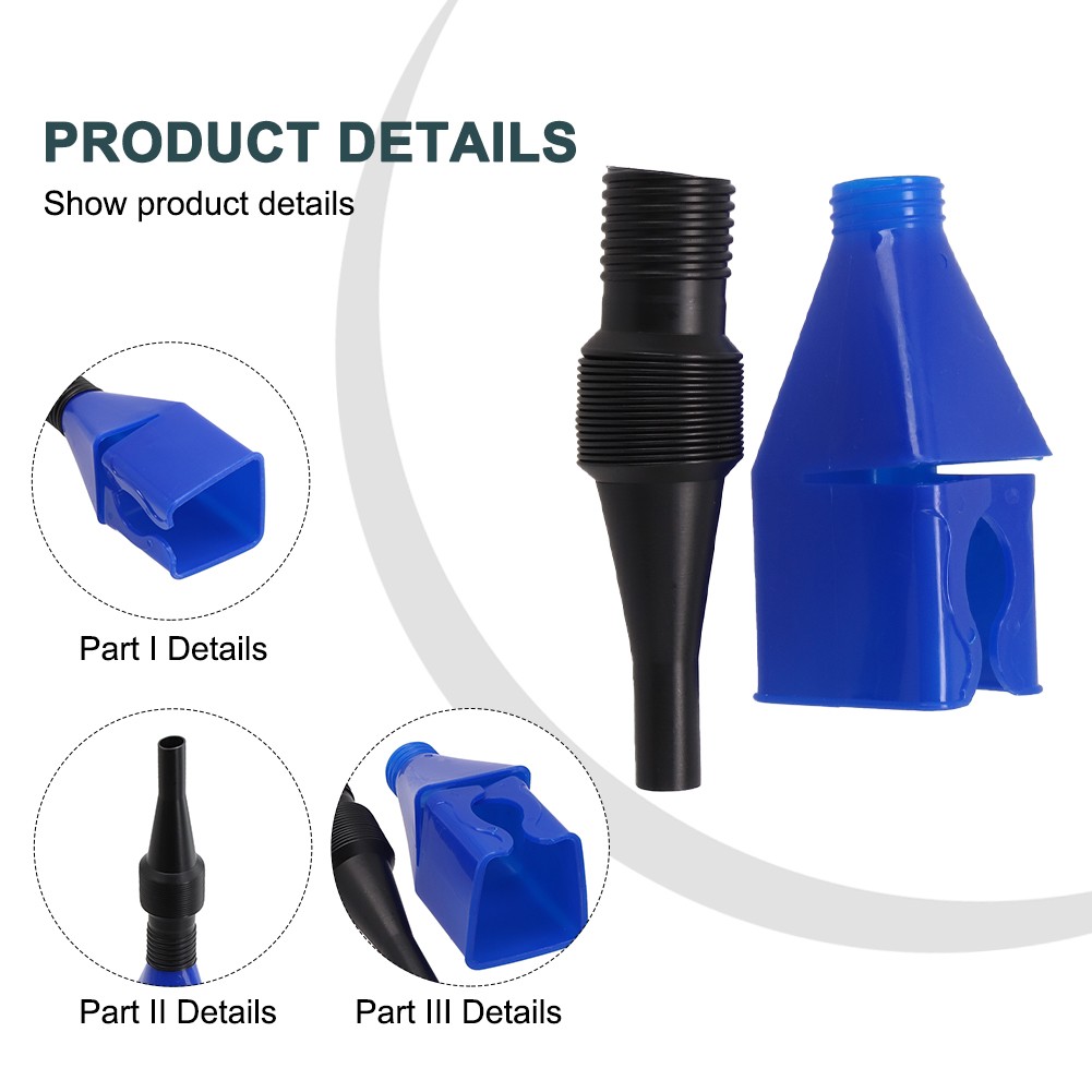 [AUTOMARTSHOP] Flexible Oil Funnel Tool Multi Purpose Snap Funnel for Easy Liquid Transfer