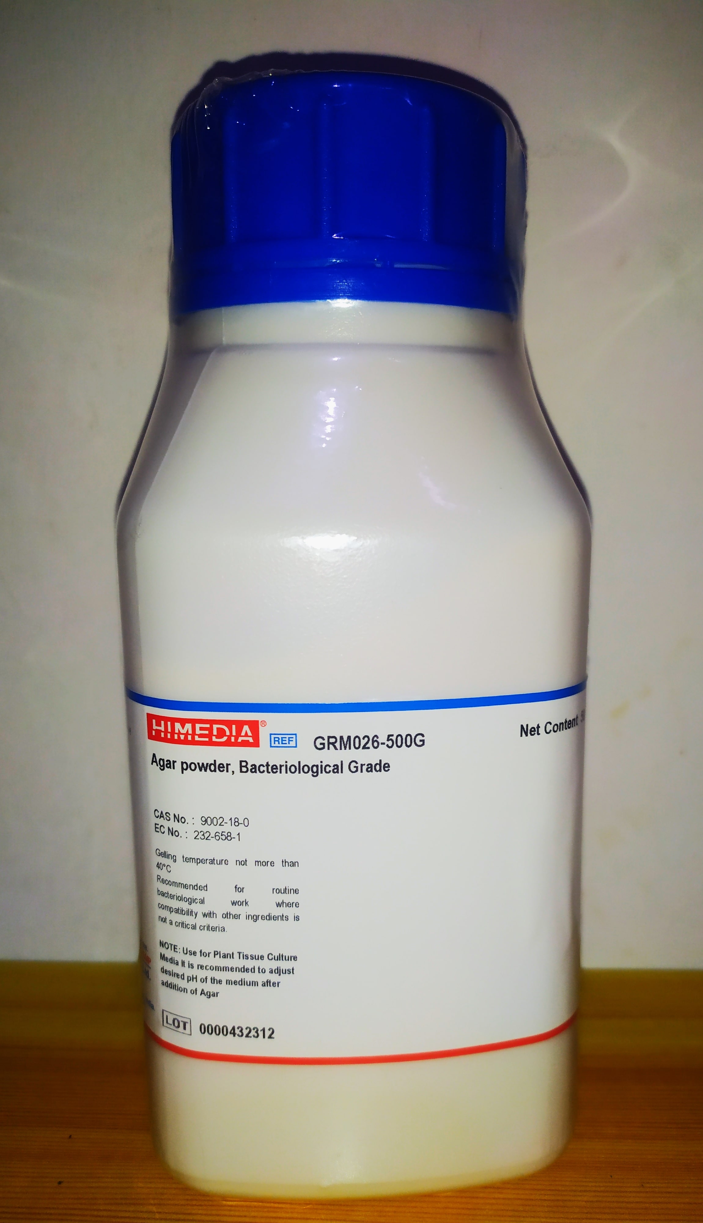 HIMEDIA Bacteriological Agar 500g For Microbiology Lazada PH