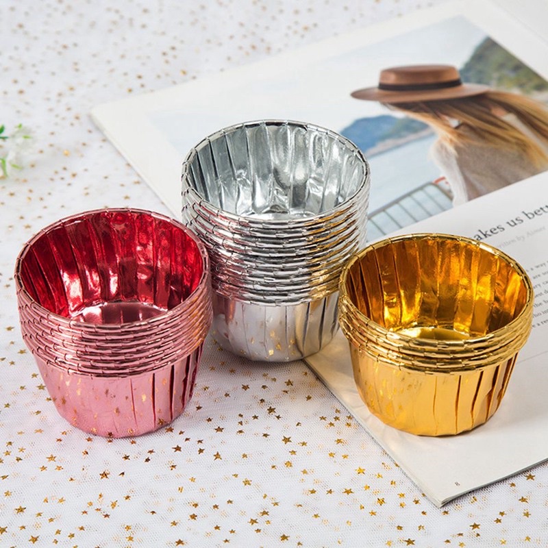 Cúp Muffin viền nhũ 50c