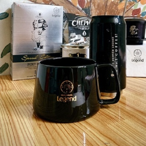 Trung Nguyen Legend - Legend Vip Black Ceramic Cup - 350ml