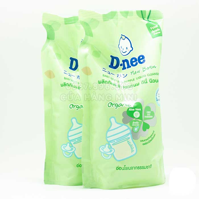 Dung Dịch Nước Rửa Bình Sữa Dnee Túi - 550ml Thái Lan