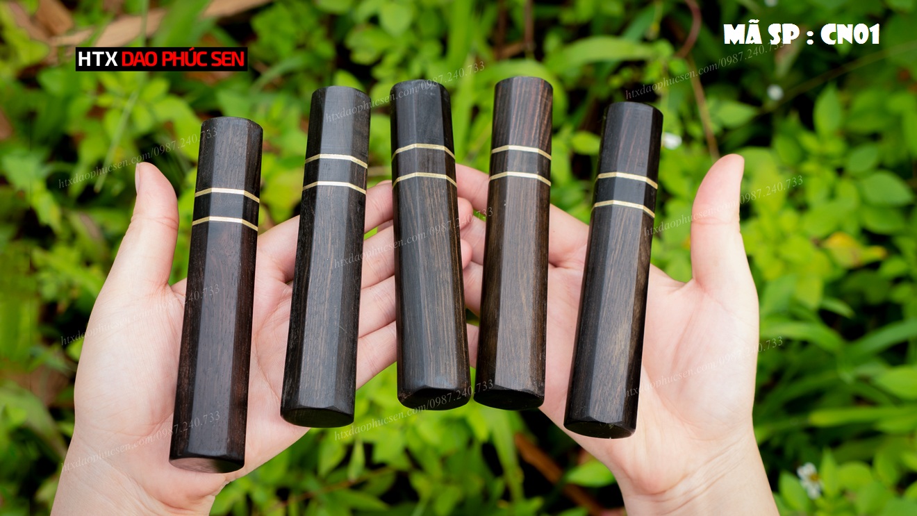 Cán dao Nhật bát giác gỗ - CN01