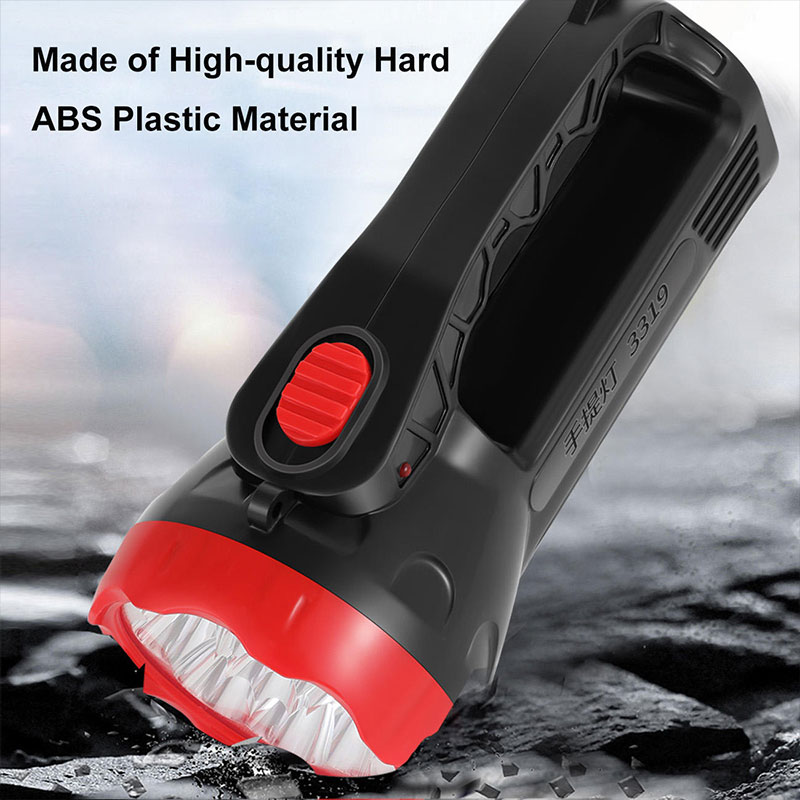LIZARD LED rechargeable flashlight outdoor strong light searchlight holding emergency light elderly plastic torch