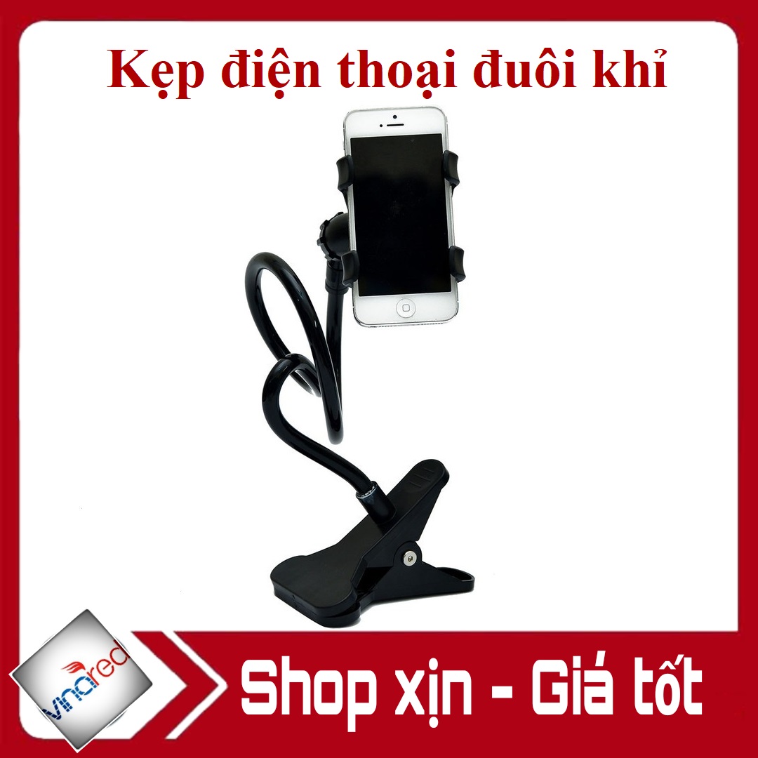Kẹp điện thoại đuôi khỉ dây trơn