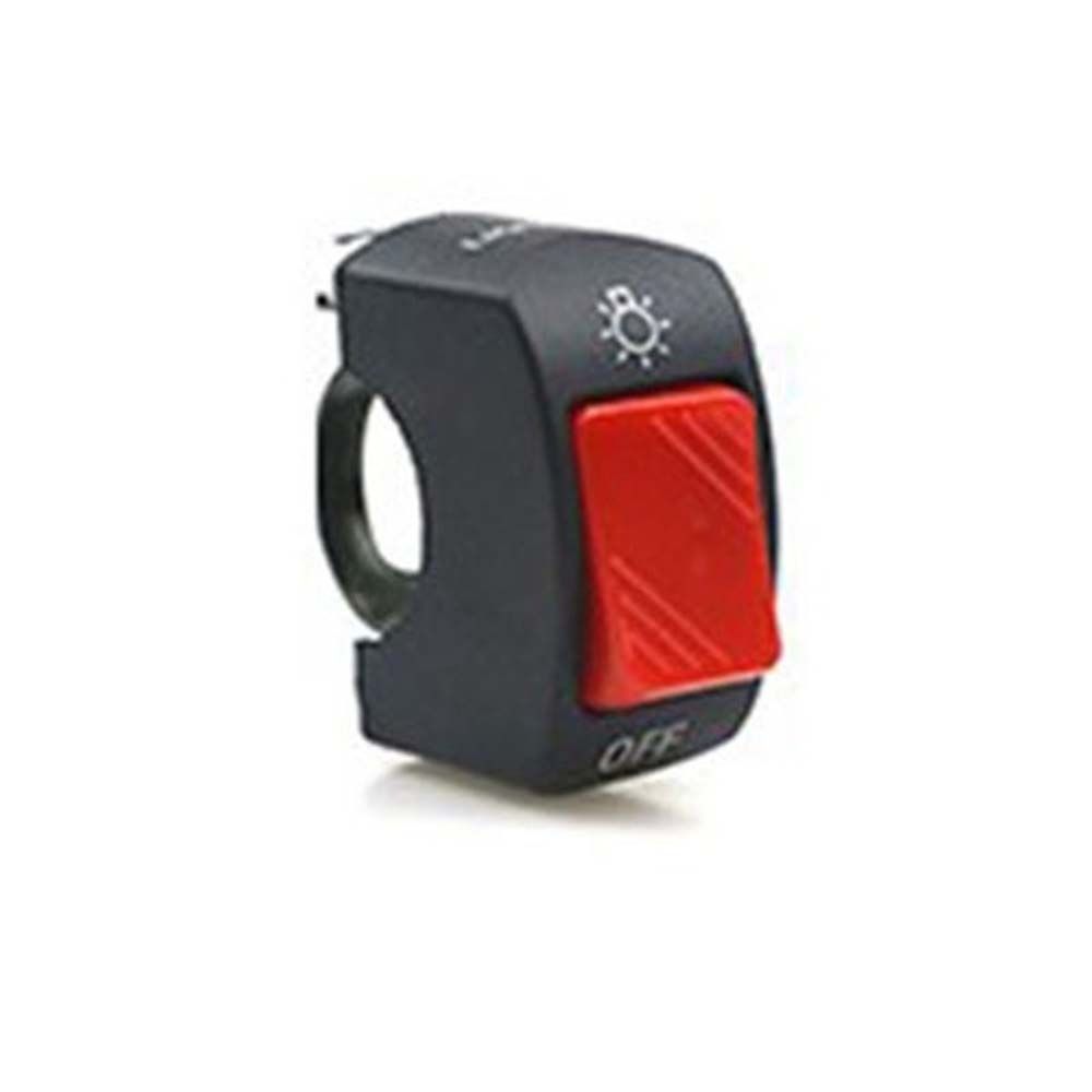 TUO29 12V Waterproof Electronic Bike Button Connector For ATV Push Button Motorcycle Handlebar Mount Switch Spotlight switch Control Switch Motorcycle LED Light Switch