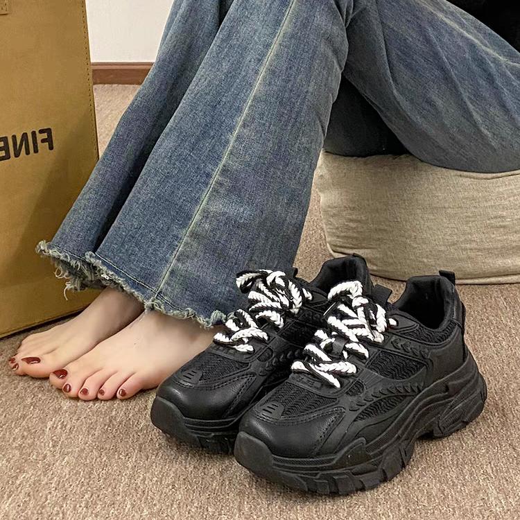 Giày Sneaker Nữ Thể Thao Lá Lúa Thời Trang Mới Cá Tính HinsiEn