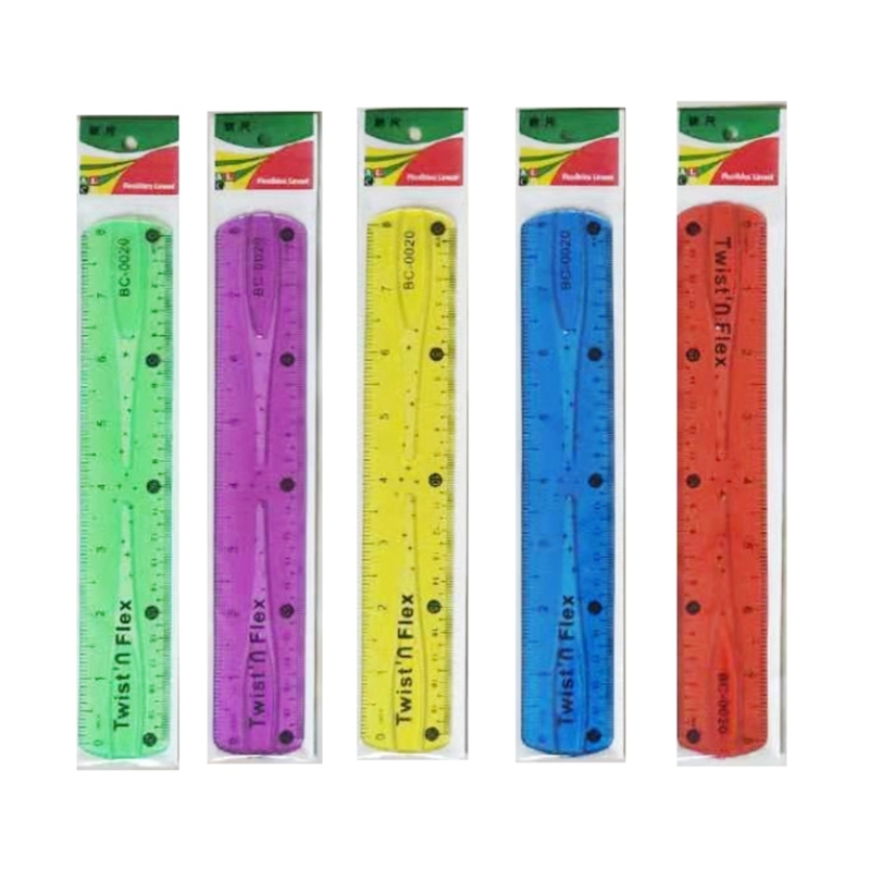 Lexan Ruler 【SkinHorizon】2 Pieces Flexible Ruler, Plastic Ruler Shatterproof ...