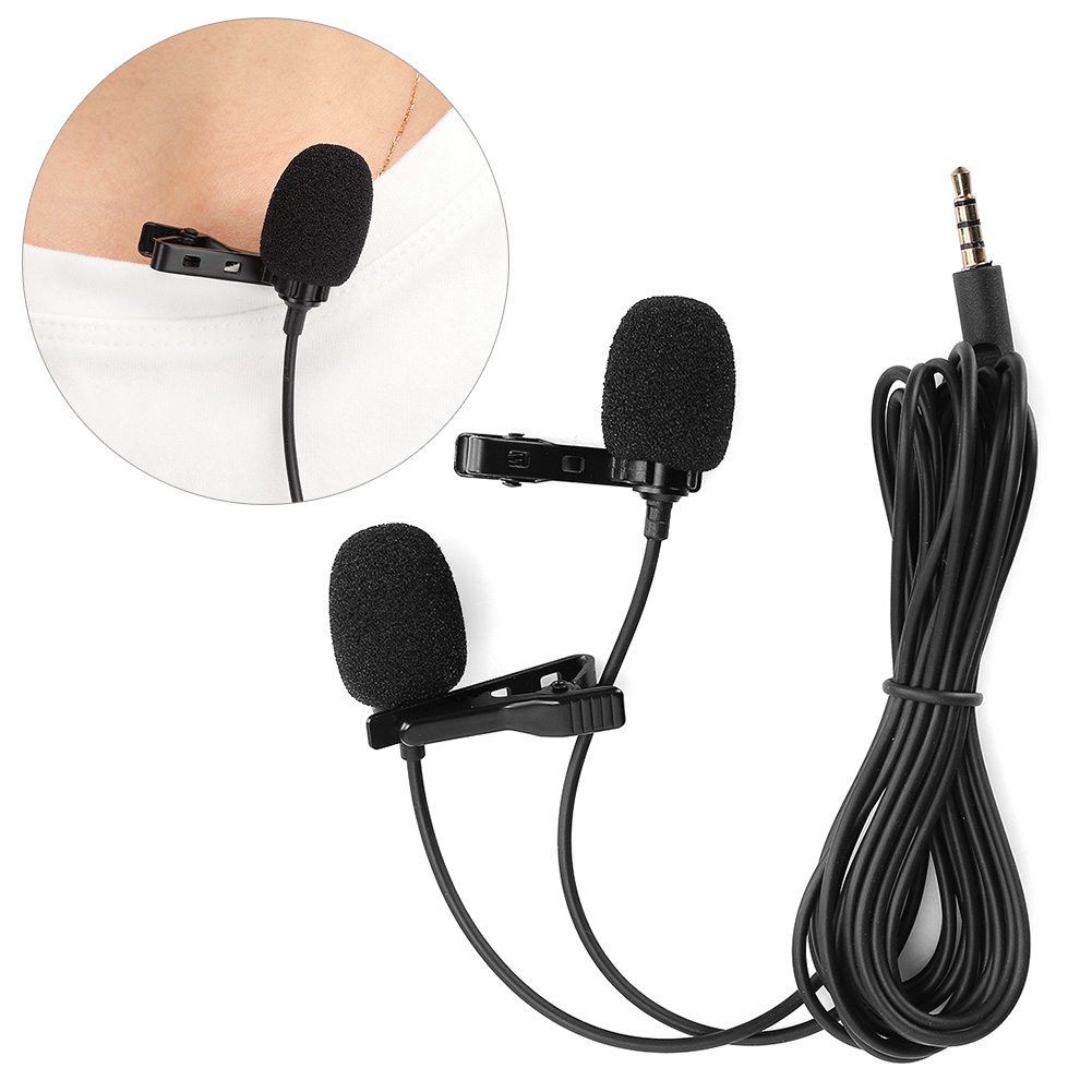 Mini Microphone Lavalier Phone Microphone for Mobile Phone iOS Android Karaoke