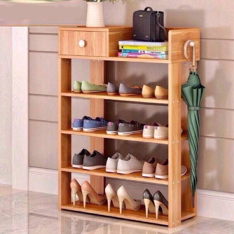 Kệ giày gỗ 5 tầng