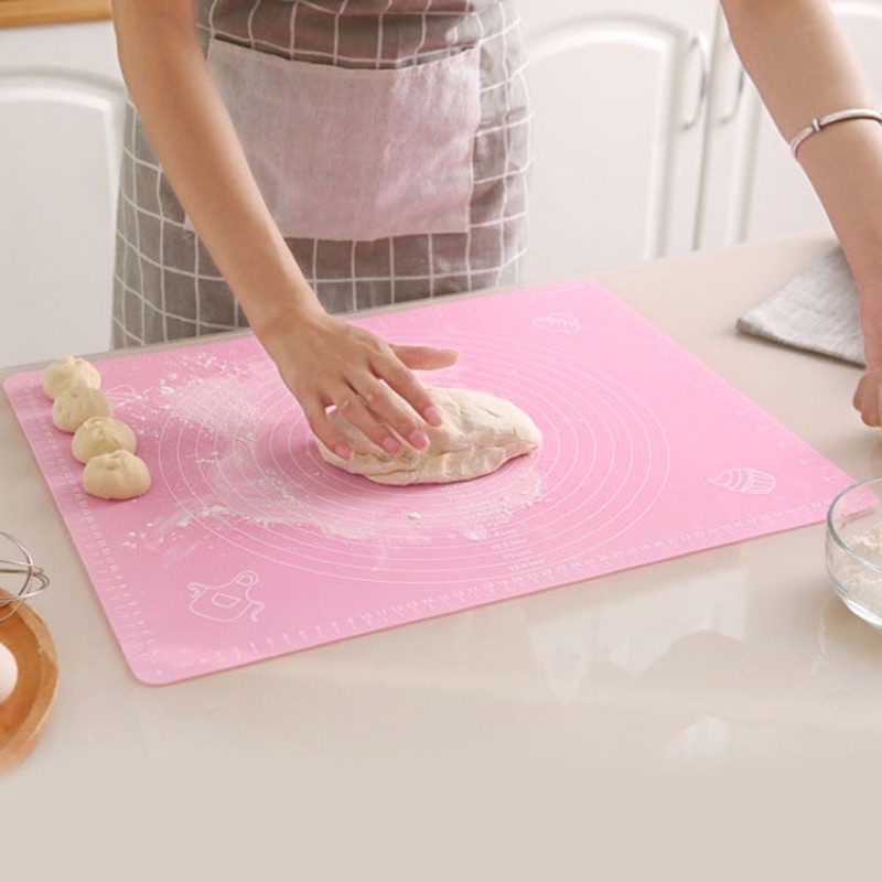 Thảm nhào bột silicon 40*50cm ( Nguyên Liệu Làm Bánh )