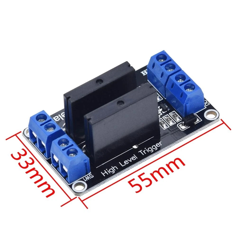 5V Relay 1 2 4 8 Channel For SSR High Low Level Solid State Relay Module 250V 2A For Arduino