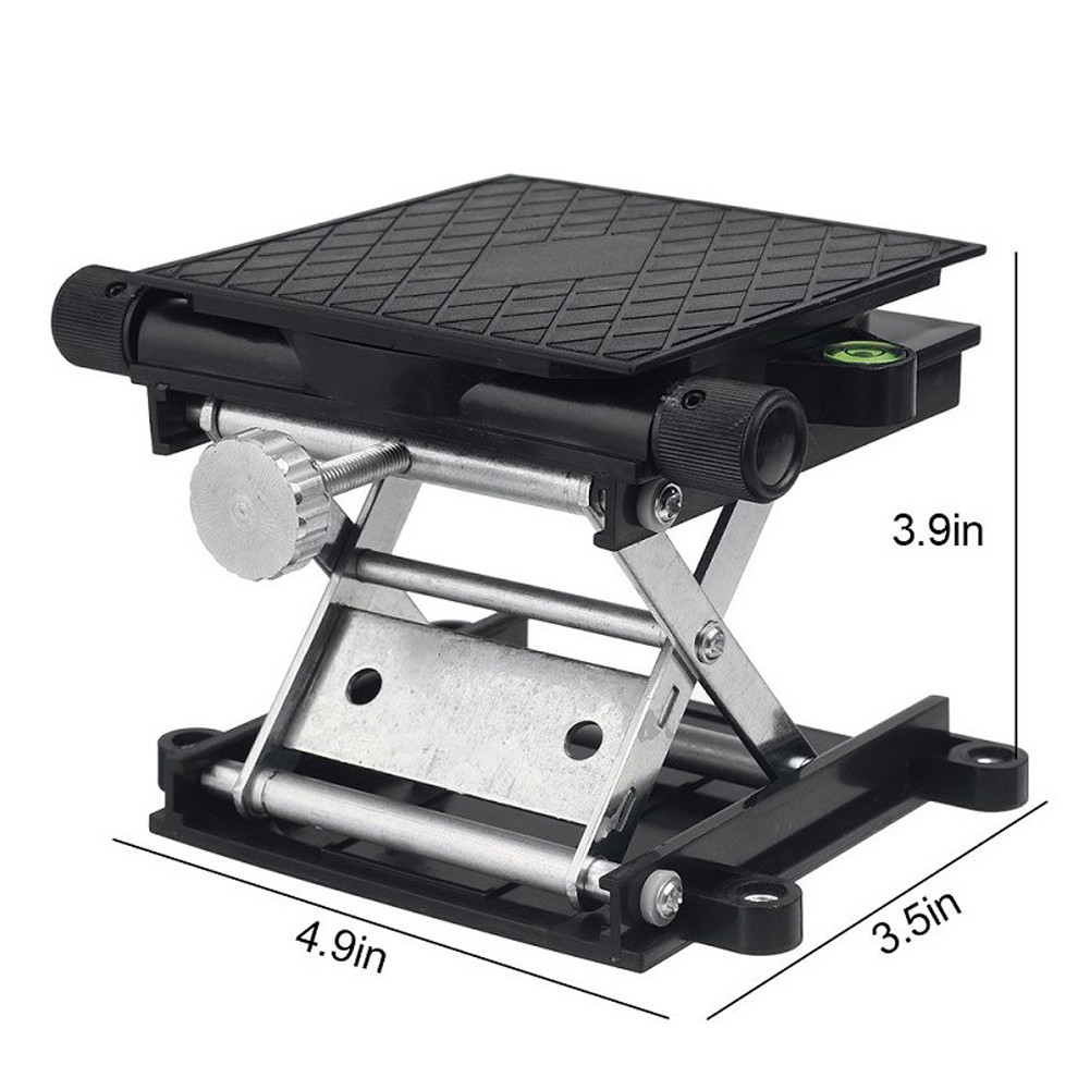 Stainless Steel Lift Table Lab Stand Lifter Scissor Lifting Jack Platform Tool