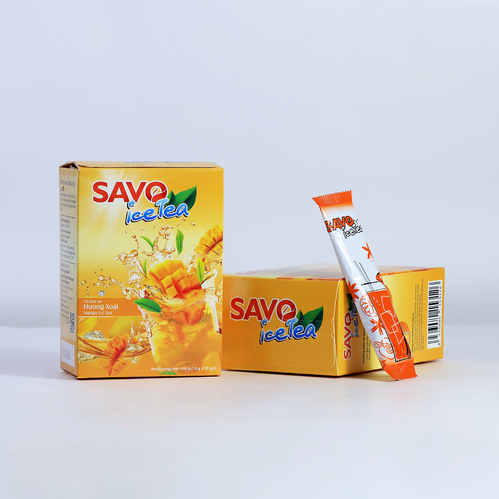 SAVO TRÀ HÒA TAN - VỊ XOÀI (Hộp 16 gói)
